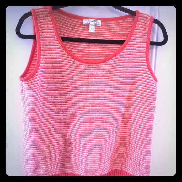 St. John Shell in melon orange with trim - Picture 1 of 5